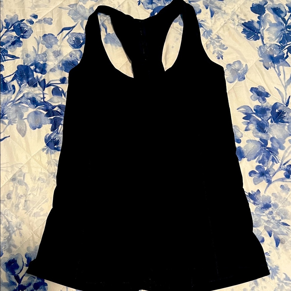 Lululemon Black Racerback Tank Top size 4